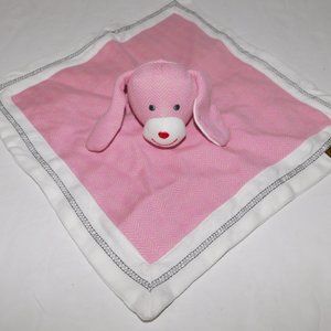 Juddlies Pink Bunny Rabbit Dog Organic Security Blanket Baby Lovey Nunu Soother